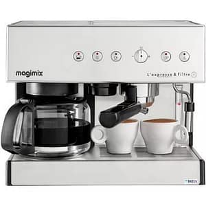 Expresso combiné cafetière MAGIMIX 11423 AUTO CHROME MAT