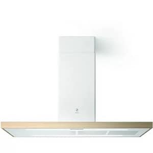 Hotte décorative îlot ELICA BIO ISLAND WH/A/120*58 ROVERE