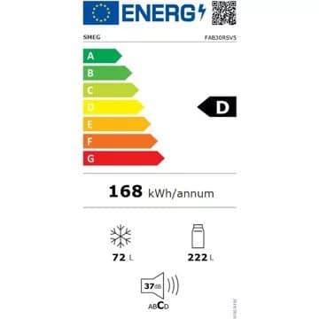 Réfrigérateur 2 portes SMEG FAB30RSV5 – Image 6