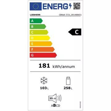 Réfrigérateur combiné LIEBHERR CBNsfc572i-22 BioFresh – Image 7