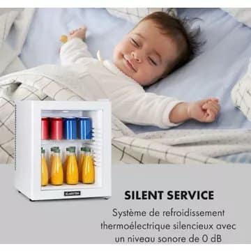 Mini réfrigérateur KLARSTEIN Brooklyn 32 - Blanc – Image 4