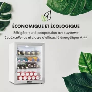 Mini réfrigérateur KLARSTEIN Beersafe XL 60 litres - Argent – Image 4