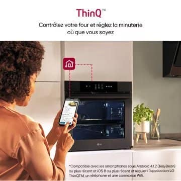 Four encastrable fonction vapeur LG WS9D7672CS SteamAssist – Image 10