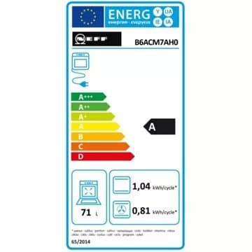 Four encastrable NEFF B6ACM7AH0 N50 – Image 10