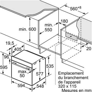 Four encastrable NEFF B6ACM7AH0 N50 – Image 15