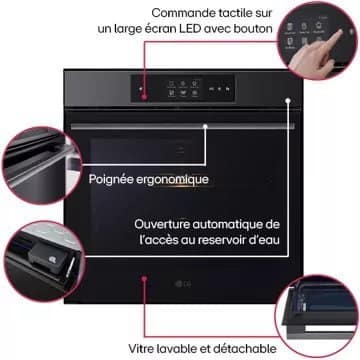 Four encastrable fonction vapeur LG WS9D7673CB Instaview – Image 13