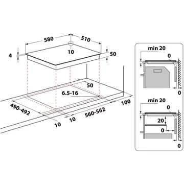 Table vitrocéramique WHIRLPOOL AKM903NE – Image 7