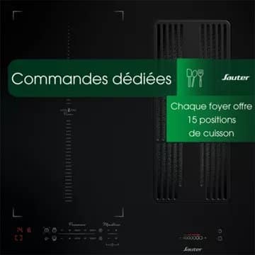 Table induction aspirante SAUTER SPI2847BH Piano – Image 6