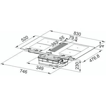Table induction FRANKE MYTHOS FMY 8391 HI – Image 7