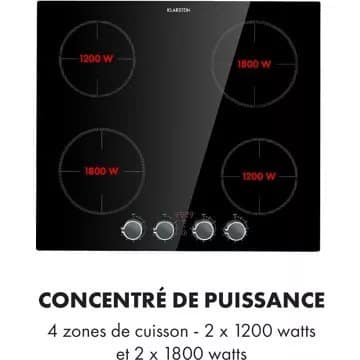 Table induction KLARSTEIN Kochheld - 6000W - Noir – Image 3