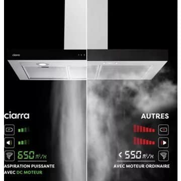 Hotte décorative murale CIARRA CBCS9102 – Image 4