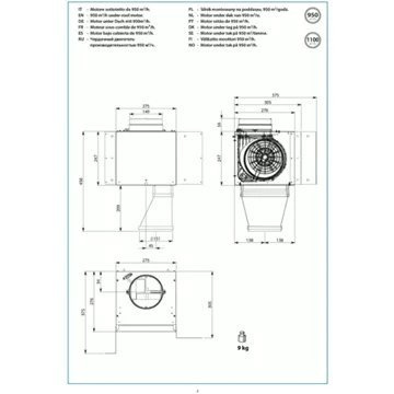 Moteur de hotte FALMEC MOTDSC950 – Image 5