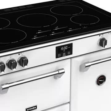 STOVES RICHMOND DELUXE 90 EI BLANC – Image 3
