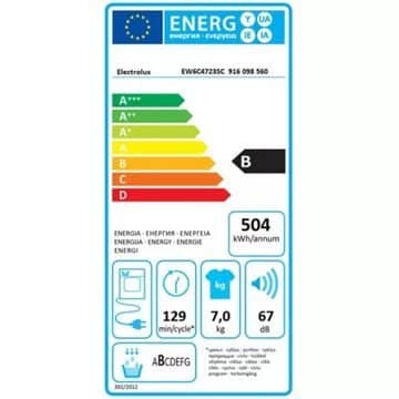 Sèche linge à condensation ELECTROLUX EW6C4723SC – Image 6
