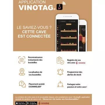 Cave à vin de service LA SOMMELIERE SLS32DZBLACK – Image 5