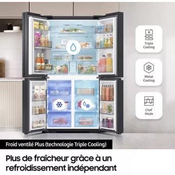 Réfrigérateur multi portes SAMSUNG RF65DG960ESR – Image 8