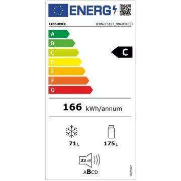 Réfrigérateur combiné encastrable LIEBHERR ICBNci5183-22 BioFresh – Image 5