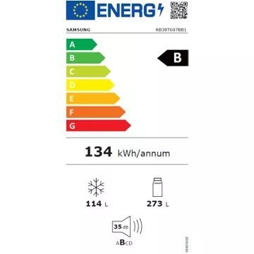 Réfrigérateur combiné SAMSUNG RB38T607BB1 – Image 7