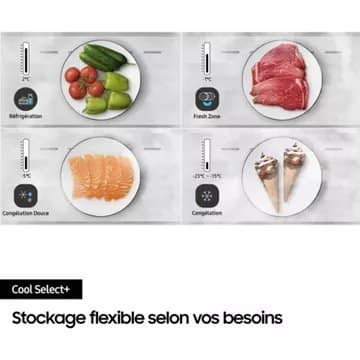 Réfrigérateur combiné SAMSUNG RB38T607BB1 – Image 9