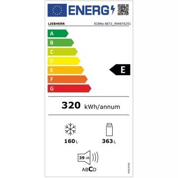 Réfrigérateur combiné encastrable LIEBHERR ECBNe8872 BioFresh – Image 5