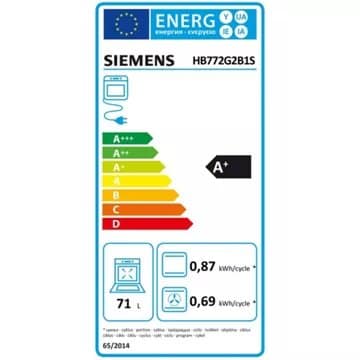 Four encastrable SIEMENS HB772G2B1S IQ700 Sonde – Image 11