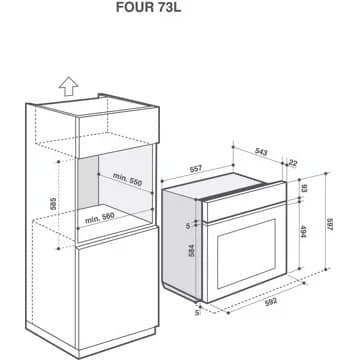 Four encastrable DE DIETRICH DOP4556B Sensor – Image 4