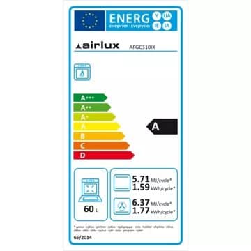 Four encastrable AIRLUX AFGC310IX – Image 5