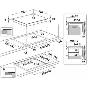 Table induction WHIRLPOOL WLS7260NE 6ème Sens – Image 10