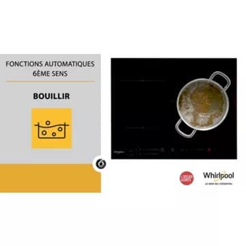 Table induction WHIRLPOOL WLS7260NE 6ème Sens – Image 18