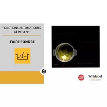 Table induction WHIRLPOOL WLS7260NE 6ème Sens – Image 19