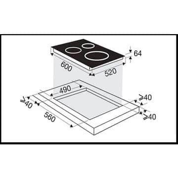 Table induction SAUTER STI1544B Boil – Image 3
