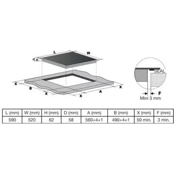 Table induction ESSENTIELB ETI42 – Image 3