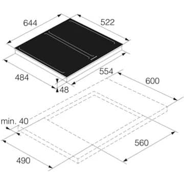 Table induction ASKO HI1631G – Image 5