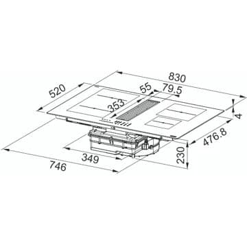 Table induction FRANKE MARIS FMA 8381 HI – Image 6