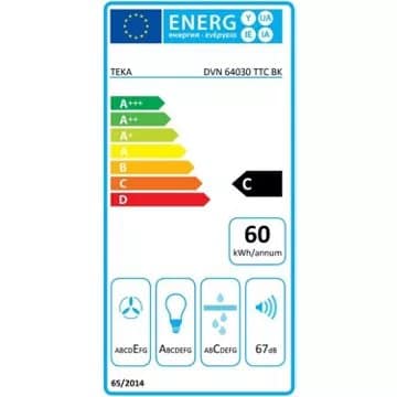 Hotte décorative murale TEKA DVN 64030 TTC BK – Image 7