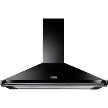 Hotte grande largeur FALCON 90 NOIR BAR+BADG CHROME