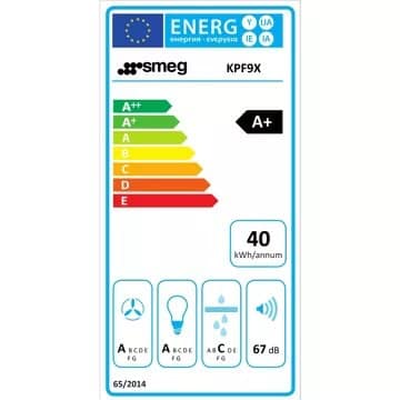 Hotte décorative murale SMEG KPF9X – Image 5