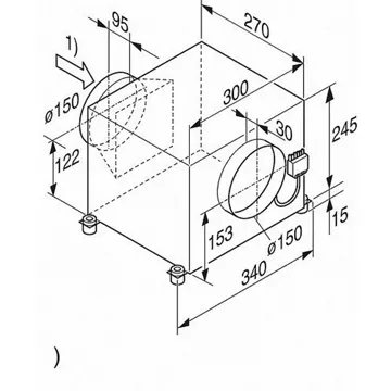 Moteur de hotte MIELE ABLG 202 – Image 4
