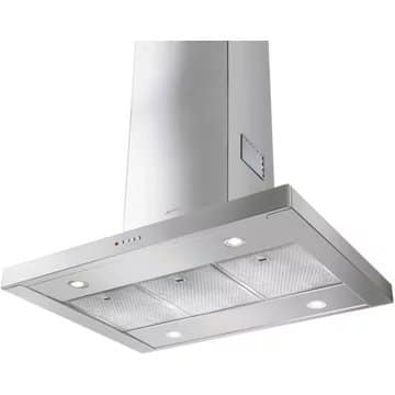 Hotte décorative îlot ELICA JUNO URBAN ZINC