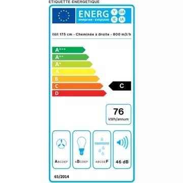 Hotte décorative îlot FALMEC LUMENRS2731 – Image 6