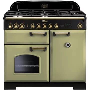 Piano Falcon 100 cm gaz vert olive laiton
