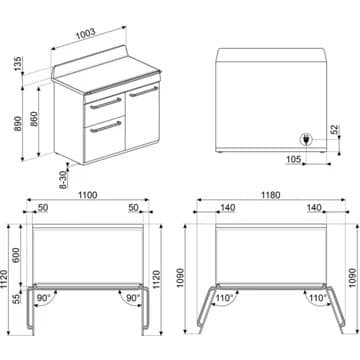 Piano de cuisson induction SMEG TR103IGR2 – Image 3