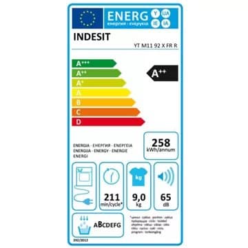 Sèche linge pompe à chaleur INDESIT YTM1192XFRR – Image 5