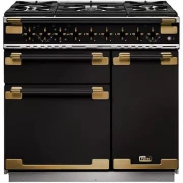 Piano de cuisson gaz FALCON ELISE LUXE TAB GAZ 90 CMNOIR LAITON – Image 2