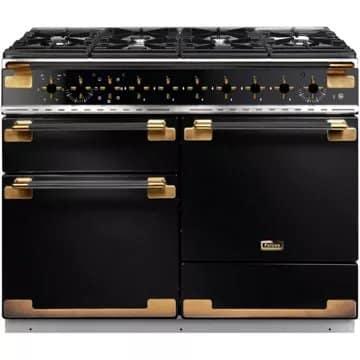 Piano de cuisson gaz FALCON ELISE LUXE TAB GAZ 110 CMNOIR LAITON