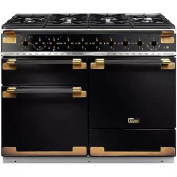 Piano de cuisson gaz FALCON ELISE LUXE TAB GAZ 110 CMNOIR LAITON – Image 2