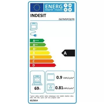 Cuisinière mixte INDESIT IS67M5PCB/FR – Image 5