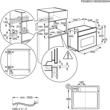 Micro ondes combiné encastrable AEG KME768080T – Image 6