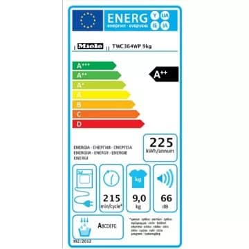 Sèche linge pompe à chaleur MIELE TWC364WP – Image 6