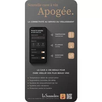 Cave à vin vieillissement LA SOMMELIERE APOGEE255PV – Image 13